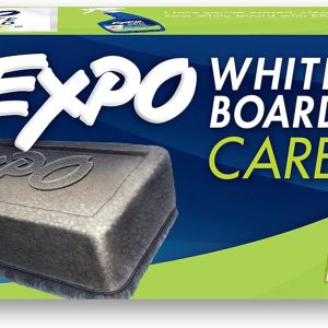 EXPO Dry Erase, Soft Pile Block Whiteboard Eraser, 5-1/8 in. x 1-1/2 in.