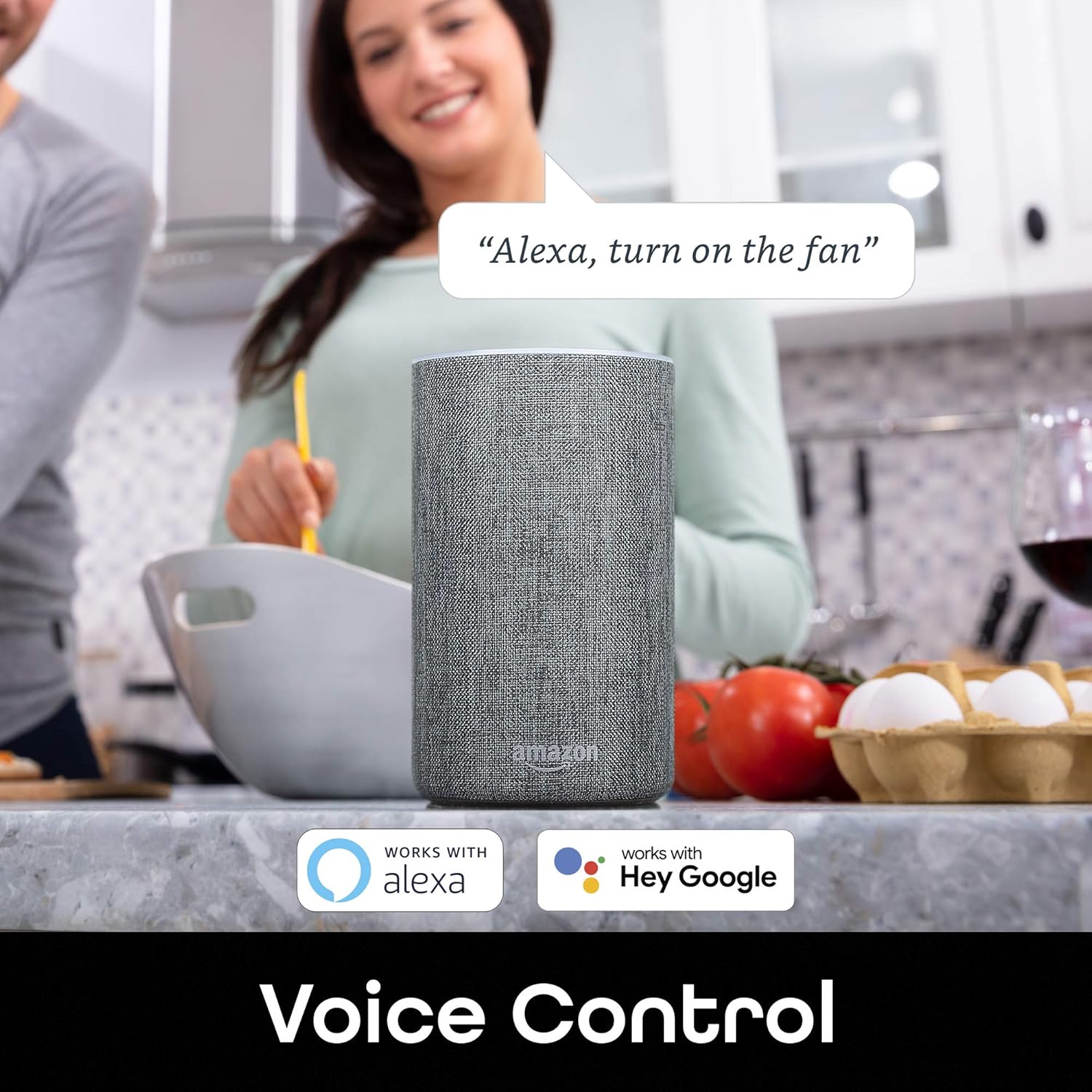 Geeni Surge 6-Outlet Smart Extension Cord, Surge Protector and Cord Extender, Works with Alexa, Google Assistant, Requires 2.4 GHz WiFi, 3 Feet - Image 4