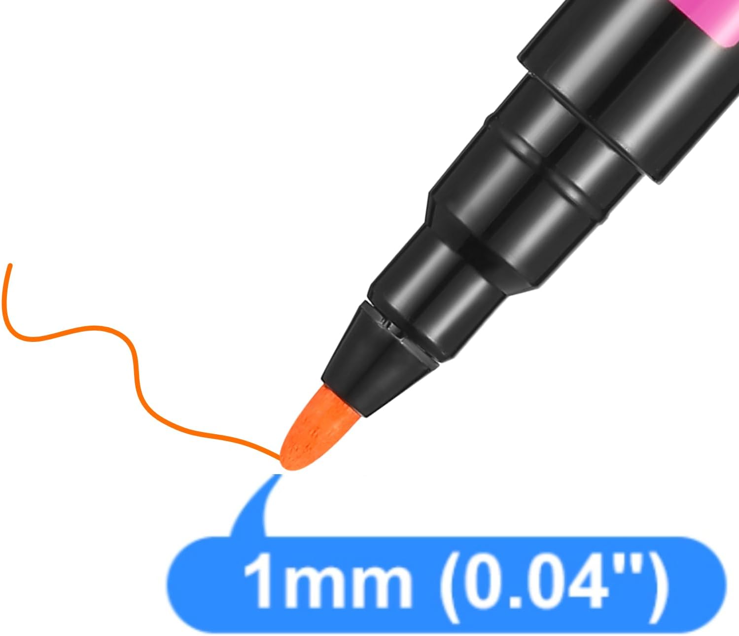 Magnetic Liquid Chalk Markers Wet Erase Markers for Acrylic Calendar Planning Board Clear Glass Writing Board Whiteboard Window/Mirror, 8 Pack, 8 Vibrant Color, 1mm Fine Tip - Image 7